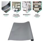 Multipurpose Anti-Slip Bathroom Kitchen Cabinet Drawer Shelf Mat Liner Sheets Roll, Fridge Mat, Table Mat Anti-Slip S...