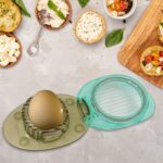 Stainless Steel, Egg Slicer & Knife (2 Pc Set) - Neckline Detail by Nari Haat, Indian ethnic wear, women clothing, de...