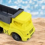 Friction Powered Dumper Toy Truck For Kids | With Opening Container Feature | Strong & Durable Plastic Material | Ind...