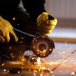 Work Gardening Gloves  (1 Pair / B Grade) - Back View by Nari Haat, Indian ethnic wear, women clothing, designer suit