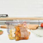 Large Food Seal Bag | Transparent Fresh Food Bags (10 Pcs Set) - Closeup Embroidery by Nari Haat, Indian ethnic wear...