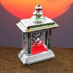 Adhesive Small Om Temple, Car Dashboard Temple (1 Pc) - Neckline Detail by Nari Haat, Indian ethnic wear, women cloth...