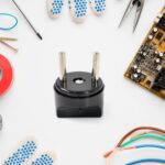 2 PIN Plug Converter, Plug Adapter (1 Pc ) - Closeup Embroidery by Nari Haat, Indian ethnic wear, women clothing, des...