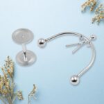 Mini Steel Balance Toy (1 Pc): Desk Decor, Perpetual Motion, Physics Toy - Sleeve Design by Nari Haat, Indian ethnic ...