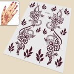 Temporary Tattoos Tattoo Sticker Skin Tattoo Stickers (1 Sheet) - Front View by Nari Haat, Indian ethnic wear, women ...