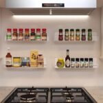 Acrylic Shelves, Clear Shelves Wall Mounted (38×11 Cm / 1 pc / With 2 Screw) - Sleeve Design by Nari Haat, Indian et...