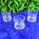 Glass 3 Pc Mug & 1 Pc Cup Set, Water glass (4 Pcs Set) - Back View by Nari Haat, Indian ethnic wear, women clothing, ...