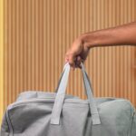 Multi-Purpose Large Capacity Bag with Zip Closure (55×35 CM / 1 Pc) - Back View by Nari Haat, Indian ethnic wear, wo...