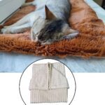 Pet Soft Cat Dog Blanket / Towel Soft Warm (70×50 Cm / 1 Pc / Mix Color & Design) - Back View by Nari Haat, Indian e...