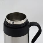 Stainless Steel Mug / Bottle Vacuum Insulated Cup Handle & Small Cup, (420 ML) - Neckline Detail by Nari Haat, Indian...