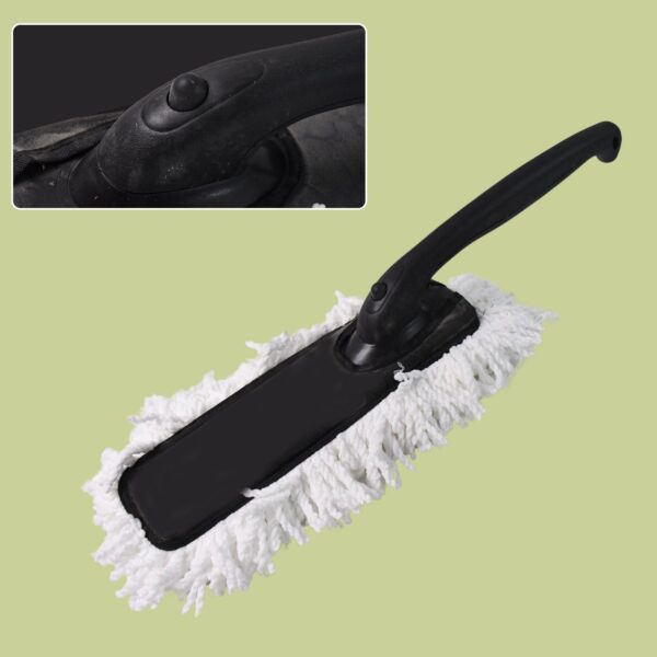 Multipurpose Microfiber Car Cleaning Duster, Long Soft / Non-Slip / Handle (1 Pc) - Front View by Nari Haat, Indian e...
