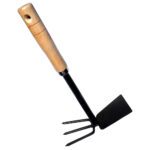 2 in 1 Double Hoe Gardening Tool with Wooden Handle - Sleeve Design by Nari Haat, Indian ethnic wear, women clothing,...