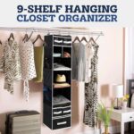9 Shelf Hanging Closet Organizer with 5 Drawer Organizers - Full Detail by Nari Haat, Indian ethnic wear, women cloth...