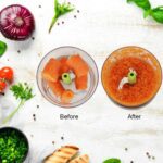 Manual Food Chopper (650ml): 3 Stainless Steel Blades, Locking System, Anti-Slip - Closeup Embroidery by Nari Haat, I...