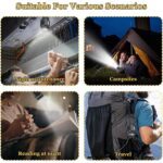 Small LED Torch, 5 Lighting Modes (1 Pc) - Back View by Nari Haat, Indian ethnic wear, women clothing, designer suit