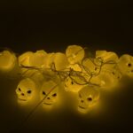 Halloween LED Skull String Lights – Indoor & Outdoor Decor - Back View by Nari Haat, Indian ethnic wear, women clot...