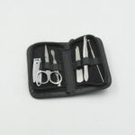 6-Piece Nail Clippers Kit with Travel Case – Professional Manicure SetStainless Steel - Fabric Detail by Nari Haat,...