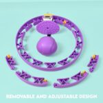 Smart Fitness Hula Hoops with Ball and Intelligent Counter (1 Pc / With Brown Box) - Neckline Detail by Nari Haat, In...