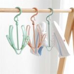Small Shoes Drying Hanger, Rotatable Shoe Hanging Racks (1pc) - Closeup Embroidery by Nari Haat, Indian ethnic wear, ...