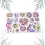 Multipurpose Adhesive 3D Stickers (1 Sheet / Mix Design) - Front View by Nari Haat, Indian ethnic wear, women clothin...