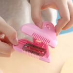 Heart Shape Plastic Hair Cutting Scissors (1 Pc / With Card Packing) - Back View by Nari Haat, Indian ethnic wear, wo...