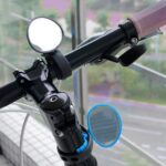 Bicycle 360 rotation Cycling Mirror Handlebar Rearview Mirror (1 Pc) - Sleeve Design by Nari Haat, Indian ethnic wear...