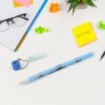 Fancy Black Writing Pens Ballpoint (1 Pc) - Back View by Nari Haat, Indian ethnic wear, women clothing, designer suit