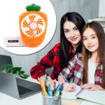 USB Operated Handheld Mini Fan ( Mix Colour) - Neckline Detail by Nari Haat, Indian ethnic wear, women clothing, desi...