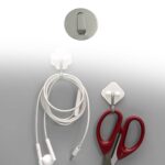 Self-Adhesive Wall Hooks (12 Pcs): Steel, Multipurpose for Home - Closeup Embroidery by Nari Haat, Indian ethnic wear...