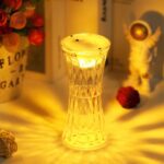 Crystal Table Lamp – Universal Soft Night Light (1 Pc) - Closeup Embroidery by Nari Haat, Indian ethnic wear, women...