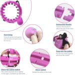 Smart Fitness Hula Hoops with Ball and Intelligent Counter (1 Pc / Loose) - Back View by Nari Haat, Indian ethnic wea...