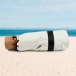 3-Fold Sun & Rain Protective Solid Foldable Umbrella, (1 Pc) - Closeup Embroidery by Nari Haat, Indian ethnic wear, w...