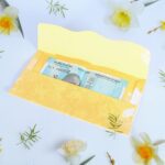 Wedding & Celebration Money Gift Envelopes for Shagun & Gifting (10 Pcs Set) - Closeup Embroidery by Nari Haat, India...