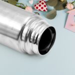 Vacuum Flask Without Cover, 18/8 Stainless Steel | Hot and Cold Water Bottle with Push-Down Lid | Double Walled Stain...