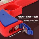 Plastic Gear Simulation Laser Toy Gun – 3D Lights, Music & Rotating (1 Pc, 3+ Years) - Neckline Detail by Nari Haat...