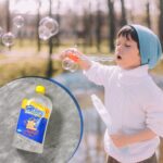 Bubble Liquid Solution Bottle for Bubble Maker Toys – 1LTR (Manual & Automatic) - Sleeve Design by Nari Haat, India...