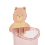 Multipurpose Teddy Bear Wall Toothbrush Holder – Waterproof & Self-Adhesive - Neckline Detail by Nari Haat, Indian ...