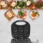 Electric Donut Maker 750W – 6 Cavity(1 Pc / With 2 PIN Plug Converter 1 Pc ) - Closeup Embroidery by Nari Haat, Ind...