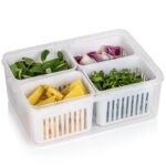 Fridge Storage Box – Freezer & Kitchen Organizer for Vegetables & Food (1 Pc) - Full Detail by Nari Haat, Indian et...