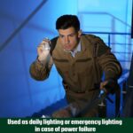 Portable Mini Torch – 9 LED Pocket Flashlight, Battery Operated (Mix Color) - Neckline Detail by Nari Haat, Indian ...