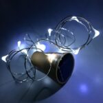 Wine Bottle Cork String Light | Multi LED / 2M Cable (White / 1 Pc) - Closeup Embroidery by Nari Haat, Indian ethnic ...