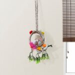 Artificial Bird Nest Wall Hanging Home Decor Showpiece (1 Pc, Mix Color) - Back View by Nari Haat, Indian ethnic wear...