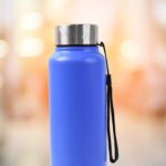 Stainless Steel Drink Water Bottle (1000 ML) - Closeup Embroidery by Nari Haat, Indian ethnic wear, women clothing, d...