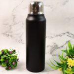 Stainless Steel Vacuum Water Bottle – Hot & Cold Insulated Flask (1000 ML Approx) - Fabric Detail by Nari Haat, Ind...