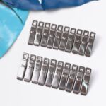 Cloth Drying Pins Stainless Steel Cloth Clips (20 Pcs Set) - Neckline Detail by Nari Haat, Indian ethnic wear, women ...