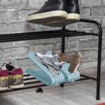 Shoe Storage Shoes Rack Shoe Racks Storage Small Shoe Stand (27×11 Cm / 1 Pc) - Back View by Nari Haat, Indian ethni...