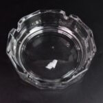Transparent Ashtray – Cigarette Holder for Home, Office, Bar & Restaurant (1 Pc) - Back View by Nari Haat, Indian e...