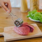 Stainless Steel Meat Tenderiser | Kitchen Multipurpose Hammer (1 Pc) - Sleeve Design by Nari Haat, Indian ethnic wear...