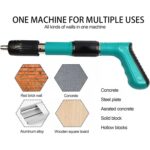 Manual Steel Nails Gun, Nail Wall Fastening Tool with 10 Nails (1 Set) - Neckline Detail by Nari Haat, Indian ethnic ...