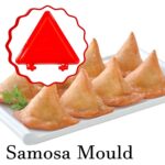 4 Pcs Plastic Red Kitchen Tool Mould Dough Press - Neckline Detail by Nari Haat, Indian ethnic wear, women clothing, ...